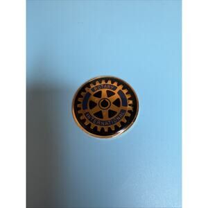 Rotary International Round Enamel Disc 1.5"